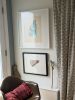 Dried Lotus Duo | Watercolor Painting in Paintings by Grange Home. Item made of wood & paper compatible with boho and mid century modern style