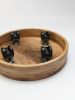 Round plant mover - Ash wood m - made to order | Plant Stand in Plants & Landscape by Kat | Home Studio. Item composed of wood in minimalism or contemporary style