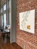 "Against the Wind (Lower Colorado)" | Oil And Acrylic Painting in Paintings by Lynn Benson | Volland A place for Art and Community in Alma. Item composed of canvas and paper in contemporary or country & farmhouse style