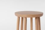 Spoke Stool | Chairs by Brendan Barrett. Item made of oak wood works with contemporary & country & farmhouse style