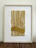 Places of Me no. 3 | Tapestry in Wall Hangings by Sarah Lawrence. Item composed of cotton and paper in boho or coastal style