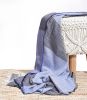 Eisley Cotton handloom Throw_ Certified Organic Cotton | Linens & Bedding by Humanity Centred Designs. Item composed of cotton compatible with boho and minimalism style
