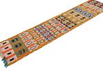 Vintage Moroccan Runner with Polychromatic Geometric Pattern | Area Rug in Rugs by Rug and Kilim