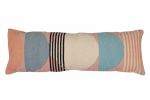 Handmade Circle Geo Lumbar Pillow, Multi | Pillows by Casa Amarosa. Item composed of cotton