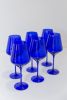 Estelle Colored Wine Stemware {Royal Blue} | Cups by Estelle Colored Glass