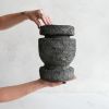 Closed Form Concrete Sculpture "Carbon #001" | Sculptures by Carolyn Powers Designs. Item made of concrete works with minimalism & contemporary style