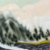 Summer Storm Series No. 8 | Oil And Acrylic Painting in Paintings by Beth Winterburn. Item made of canvas works with contemporary style