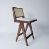 Beograd Cane Back Wooden Bar Stool | Chairs by Kleinhaus Furniture. Item composed of wood compatible with boho and mid century modern style