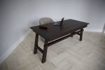 The Founder Desk | Tables by Wylie's Wood & Leather. Item composed of wood compatible with mid century modern and asian style