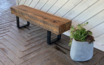 Island Beam Bench | Benches & Ottomans by TRH Furniture. Item composed of wood