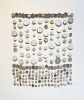 Temporal Tapestry #3 | Wall Sculpture in Wall Hangings by Rachel Leibman. Item made of metal with glass