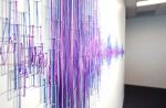 Soundwave sculpture for Adobe Premiere | Art & Wall Decor by ANTLRE - Hannah Sitzer | 151 S Almaden Blvd in San Jose