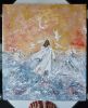 La paz en medio de las turbulencias | Oil And Acrylic Painting in Paintings by Elena Parau. Item composed of canvas in minimalism or contemporary style