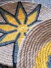 Set of 5 Woven Basket Wall Decor | Decorative Plate in Decorative Objects by Sarmal Design. Item composed of bamboo & cotton compatible with boho and mid century modern style