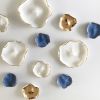 Wall Installation White, Royal Blue, Gold | Wall Sculpture in Wall Hangings by Maap Studio. Item composed of ceramic compatible with minimalism and contemporary style