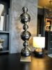 Cactus Long Sculpture Steel and wood | Sculptures by IRENA TONE. Item made of oak wood & steel compatible with minimalism and art deco style