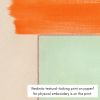 Pale Green & Orange Abstract Color Field Art Print | Prints by Emily Keating Snyder. Item made of paper compatible with boho and minimalism style