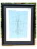 Blueprint Abstraction | Drawings by Abstract Art by Jeff Pender. Item composed of paper compatible with modern style