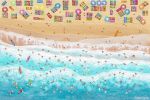 Summer Holiday | Paintings by Elizabeth Langreiter Art | BEXCO Exhibition Center 2 in APEC-ro
