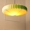 Oblong 2 - Parrot Green | Pendants by FIG Living. Item composed of paper compatible with minimalism and contemporary style