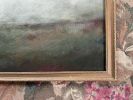 Original Landscape Art in Vintage Frame | Oil And Acrylic Painting in Paintings by Melissa Mary Jenkins Art. Item composed of canvas in contemporary or country & farmhouse style