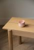 Handmade Porcelain Saucer. Powder Pink | Bowl in Dinnerware by Creating Comfort Lab. Item composed of ceramic