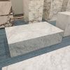 Carrara Marble Coffee Table, Stone Coffee Table | Tables by Stonetic. Item composed of marble in contemporary style