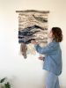 "Untethered" Ocean Wall Hanging | Macrame Wall Hanging by Rebecca Whitaker Art