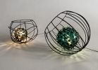 Glass Orbs Duo Table Lamp | Lamps by Umbra & Lux | Umbra & Lux in Vancouver. Item made of copper