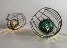 Glass Orbs Duo Table Lamp | Lamps by Claudine Gevry Studio | Umbra & Lux in Vancouver. Item made of copper
