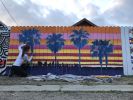 Los Angeles Skies | Street Murals by Nichole McDaniel | The Gabba Gallery - Los Angeles, CA in Los Angeles. Item composed of synthetic