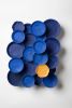 Blue+Orange | Wall Sculpture in Wall Hangings by Studio DeSimoneWayland | Museu De Ceràmica De Manises in Manises. Item made of wood with ceramic works with boho & contemporary style