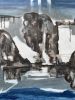 For The Love of White | Oil And Acrylic Painting in Paintings by vibhakapur_art. Item made of canvas with synthetic