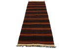 Semi Antique Multicolored Tribal 5' x 15' Kilim Persian Runn | Runner Rug in Rugs by Magic Rugs. Item composed of wool compatible with boho and country & farmhouse style