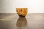 Carved Live Edge Solid Wood Trunk Table ƒ35 by Costantini | Side Table in Tables by Costantini Design. Item composed of wood