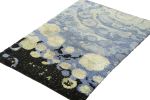 Rug & Kilim’s Gift-Size Abstract Rug in Blue with Geometric | Area Rug in Rugs by Rug and Kilim