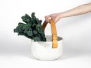 Cesta e Corba - cesta | Serving Bowl in Serveware by gumdesign. Item made of marble with leather works with contemporary style