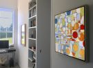 Stadtplan | Mixed Media by Annie Darling. Item made of synthetic