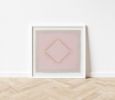 Pink Diamond Abstract Art Print | Prints by Emily Keating Snyder. Item composed of paper compatible with minimalism and country & farmhouse style