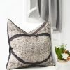 Arc Black Silk Pillow | Pillows by Studio Variously. Item made of cotton compatible with modern style