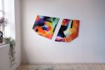 Fragment paintings 1 & 2 | Oil And Acrylic Painting in Paintings by Kimbal Quist Bumstead. Item made of canvas