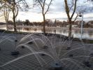 Solar Fields (Winter Fields) | Public Sculptures by Tonya Hart | Ontario Place Corporation in Toronto. Item composed of synthetic
