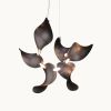 Dune 6 Cluster in Metallic Tones Pendant Light | Chandeliers by MOSS Objects. Item composed of metal in contemporary or japandi style