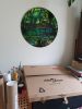 MAUNGA MIRROR | Decorative Objects by Frederick Worrell Art and Design. Item composed of glass