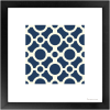 Framed Poster - Art Print 4x4 Círculos - Azul | Prints by Alzuleycha. Item composed of paper