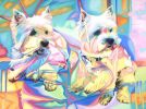 "Millie & Cassie" Limited Edition Art Print | Prints by Shan Richards. Item made of paper