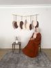 Macrame Wall Hanging with 12 Feathers | Wall Hangings by macramestories. Item made of wood with cotton works with boho & country & farmhouse style