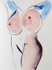 Mi II | Mixed Media by Eve Devore. Item made of paper works with mid century modern & contemporary style