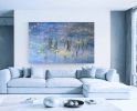 Water Lily Reverie | Oil And Acrylic Painting in Paintings by Elizabeth MacLean. Item compatible with contemporary and coastal style