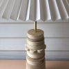 Ziggy Lamp Medium | Table Lamp in Lamps by Perch Objects. Item composed of wood and linen in minimalism or country & farmhouse style